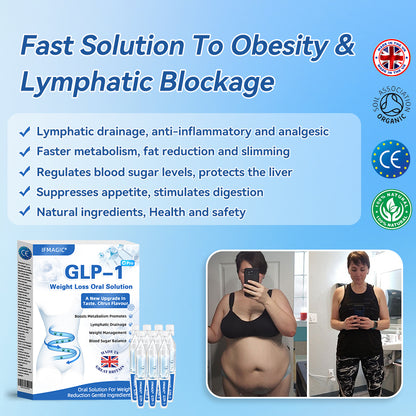 IFMAGIC® GLP-1 Pro Weight Loss Oral Solution👩‍⚕️One dose a day — see results in 7 days🔥Suitable for obesity, cardiovascular diseases, diabetes, sleep apnea, high cholesterol and blood lipids, joint problems, and various other conditions🌺